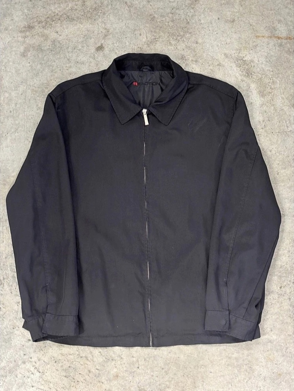 Kenneth Cole Reaction Men's Black Lightweight Zip Jacket